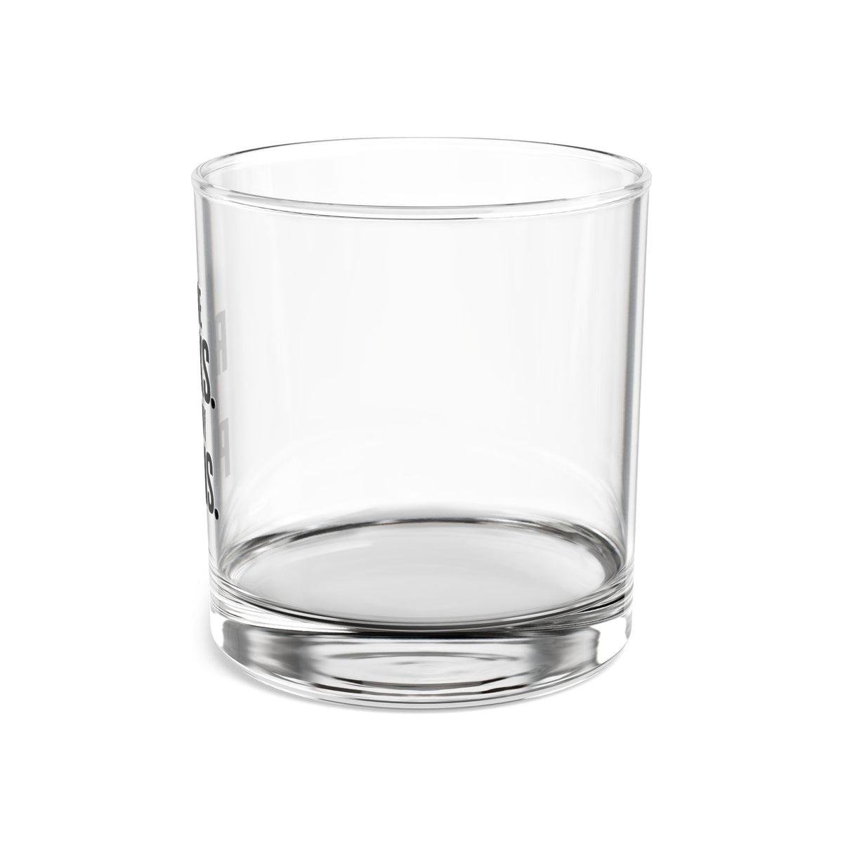 On the Rocks. Like My Plans. - 10oz Whisky Glass