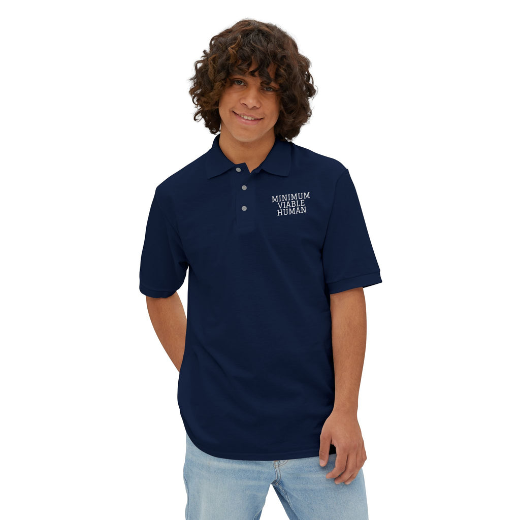 Minimum Viable Human - Piqué Polo