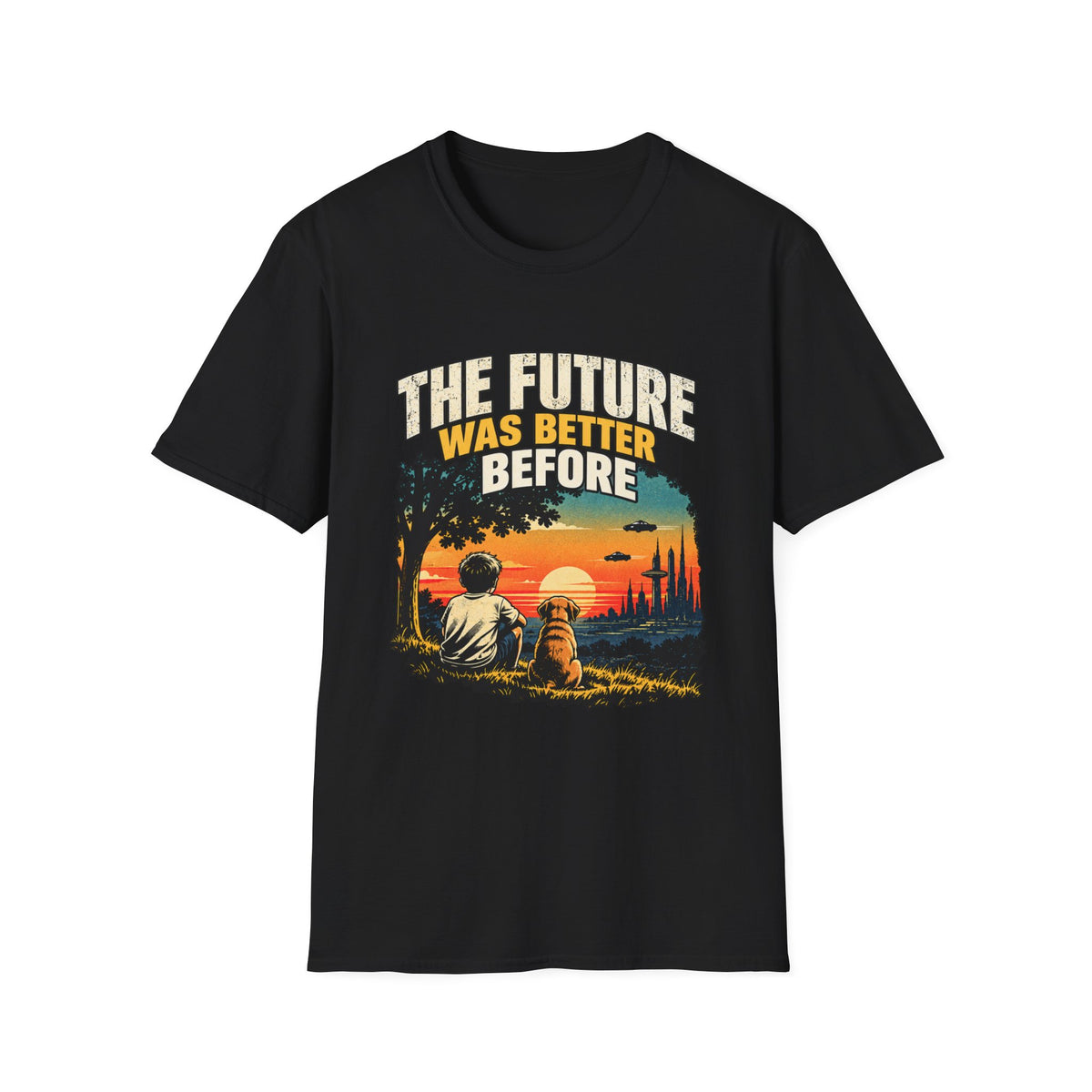 The Future Was Better Before - Black T-Shirt