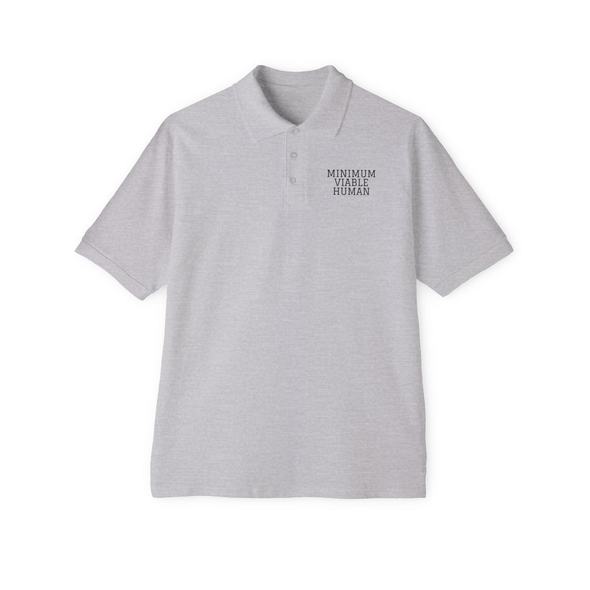 Minimum Viable Human - Piqué Polo