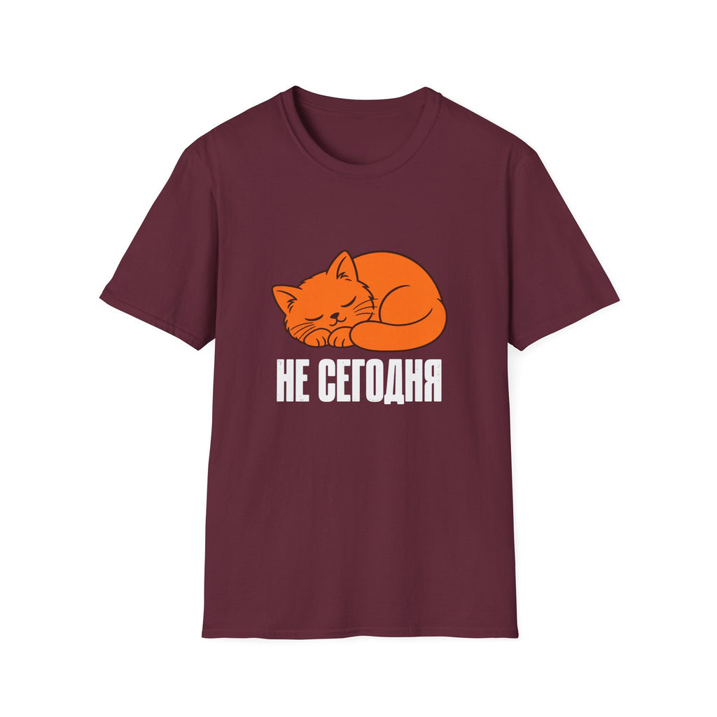 Не сегодня - Sleeping Cat T-Shirt