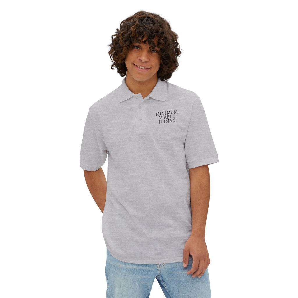 Minimum Viable Human - Piqué Polo