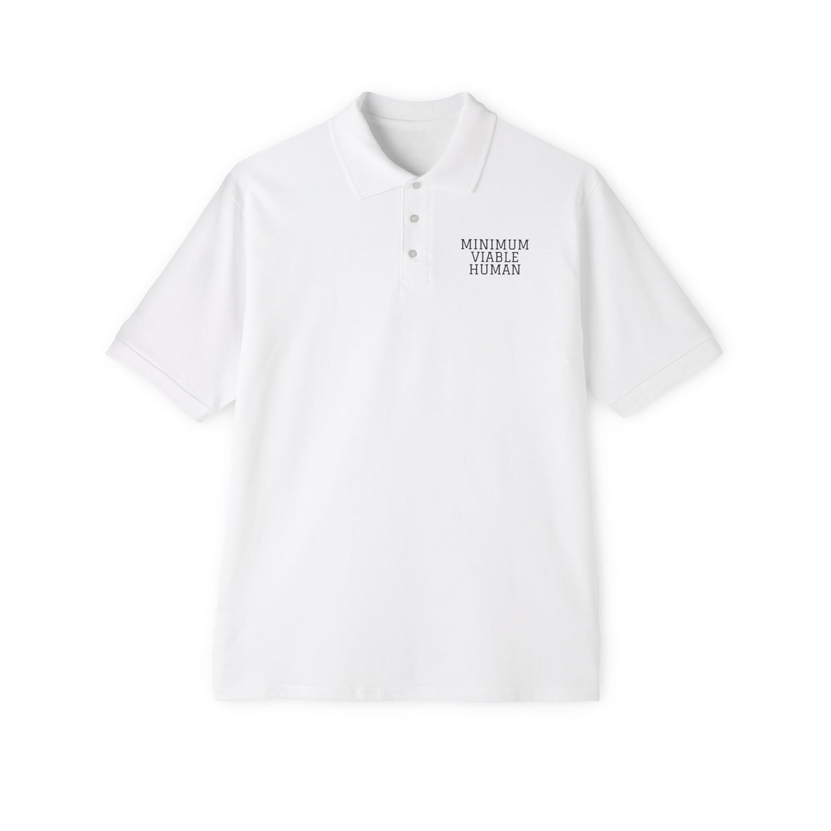 Minimum Viable Human - Piqué Polo