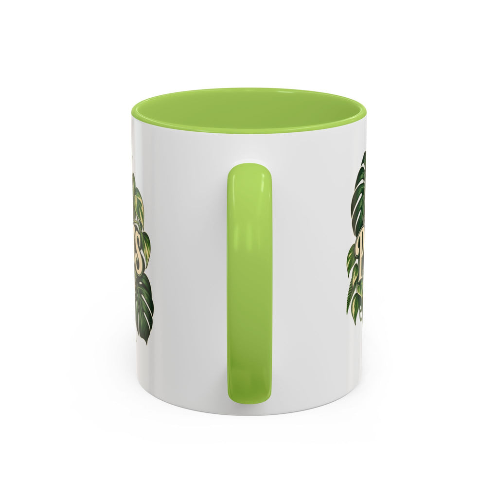 I Prefer Plants to People - Green Accent Mug