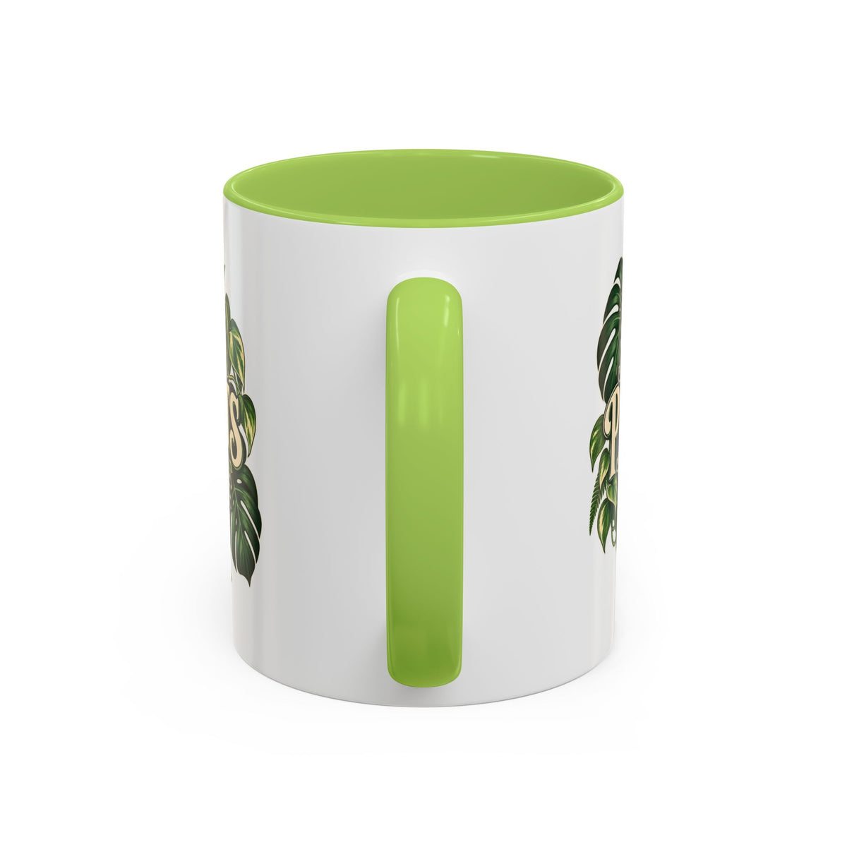 I Prefer Plants to People - Green Accent Mug
